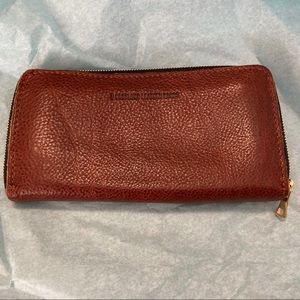 Portland Leather Goods Accordion Zip Wallet Nutmeg